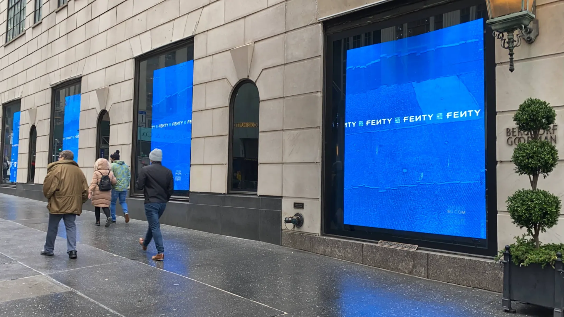 Storefront LED display